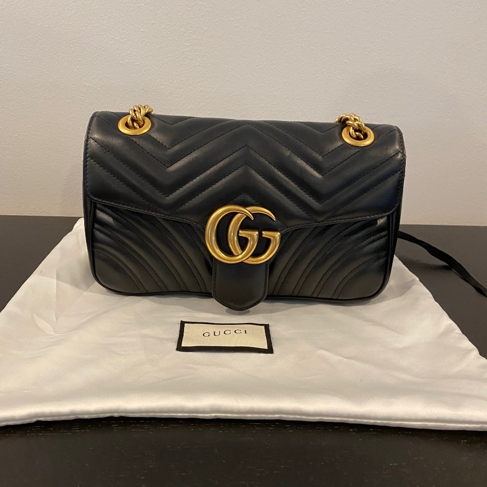 *AUTHENTIC* GUCCI MARMONT SHOULDER BAG (SMALL)